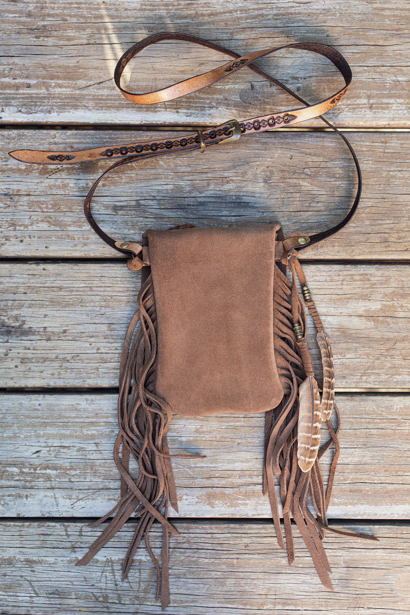 Nomad Phone Pouch with Agate Flame