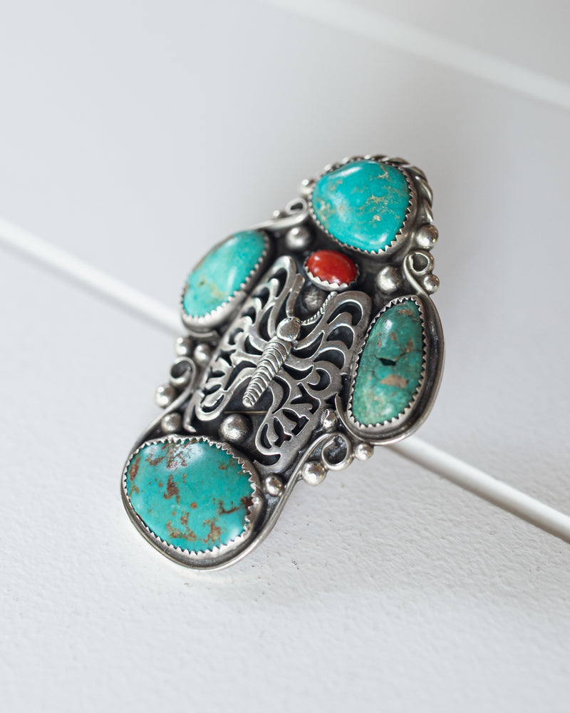 Vintage Navajo Turquoise Ring